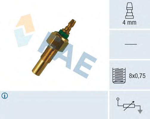 Датчик, температура охлаждающей жидкости FAE