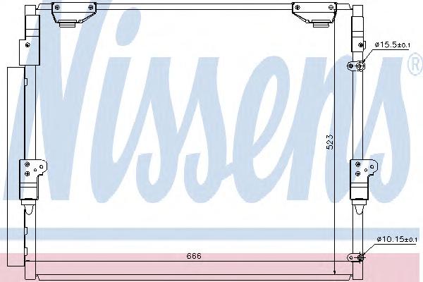 Конденсатор, кондиционер NISSENS