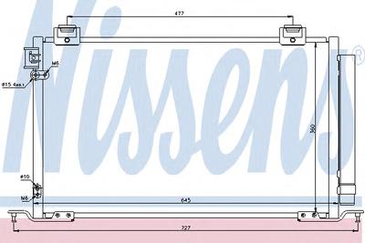 Конденсатор, кондиционер NISSENS 940283