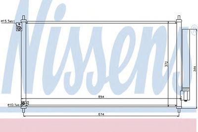 Конденсатор, кондиционер NISSENS 940341