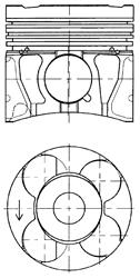 Поршень KOLBENSCHMIDT