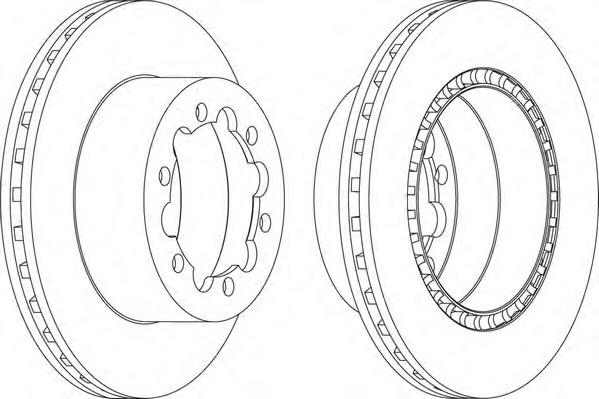 Тормозной диск FERODO