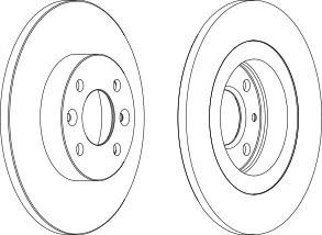 Тормозной диск FERODO