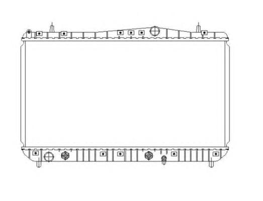 Радиатор, охлаждение двигателя NRF