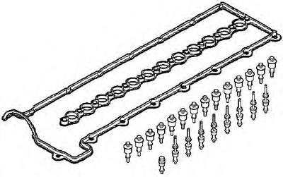 Комплект прокладок, крышка головки цилиндра ELRING 157680