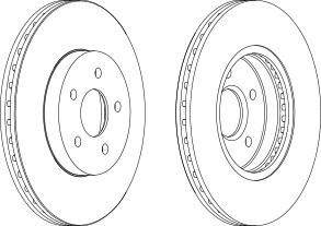 Тормозной диск FERODO
