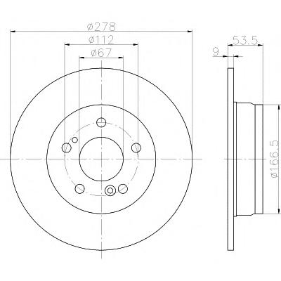Тормозной диск TEXTAR
