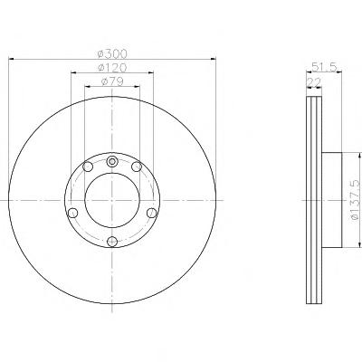 Тормозной диск TEXTAR