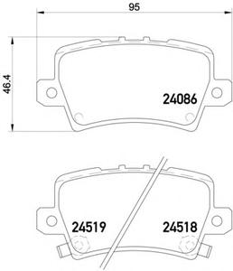 Комплект тормозных колодок, дисковый тормоз TEXTAR 2408615715