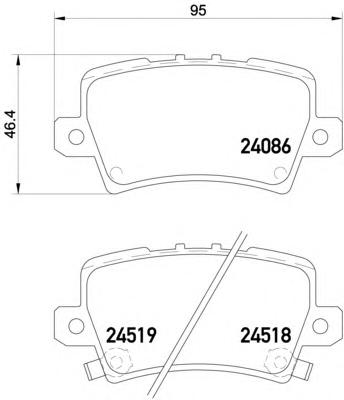 Комплект тормозных колодок, дисковый тормоз TEXTAR