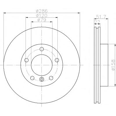 Тормозной диск TEXTAR