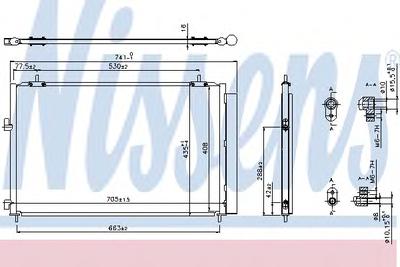 Конденсатор, кондиционер NISSENS 940349
