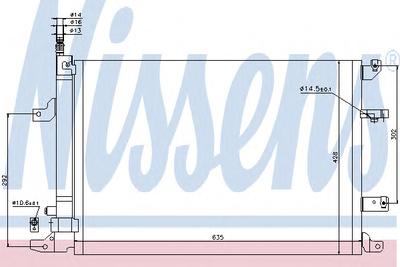 Конденсатор, кондиционер NISSENS 940103