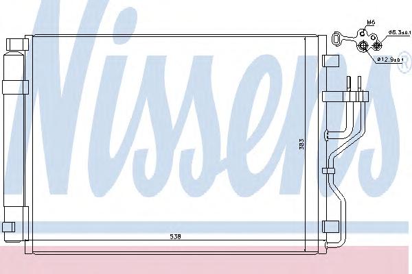 Конденсатор, кондиционер NISSENS