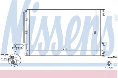 Конденсатор, кондиционер NISSENS 940087