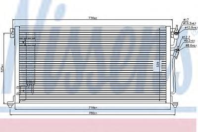 Конденсатор, кондиционер NISSENS 940439