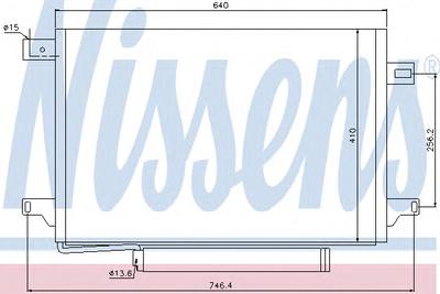 Конденсатор, кондиционер NISSENS 940054