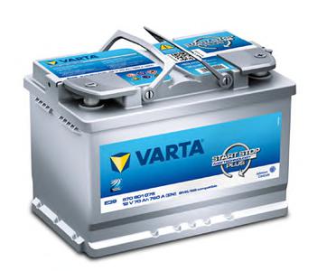 Стартерная аккумуляторная батарея VARTA 570901076
