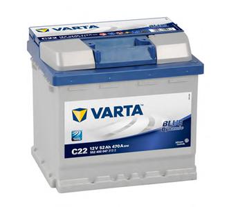 Стартерная аккумуляторная батарея VARTA 552400047
