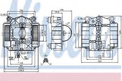 Вентилятор салона NISSENS 87110