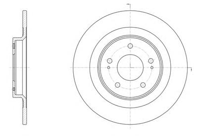 Тормозной диск ROADHOUSE 6152800