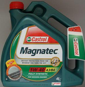 Масло моторное castrol magnatec 5w-40 / 4л. / (acea a3/b4, api sn/cf, bmw longlife-01, mb 229.3) CASTROL MAGN 5W-40 A3/B4 4л