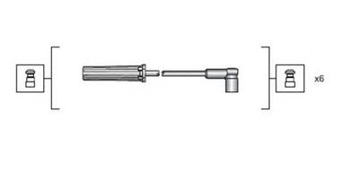Комплект проводов зажигания MAGNETI MARELLI 941318111143
