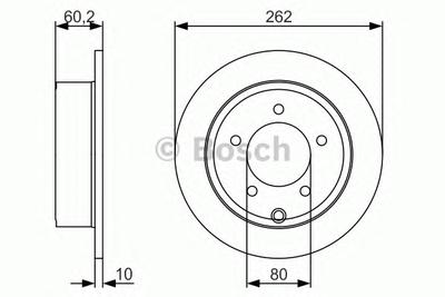Тормозной диск BOSCH 0 986 479 A39
