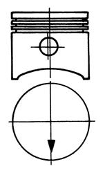 Поршень KOLBENSCHMIDT 90606620