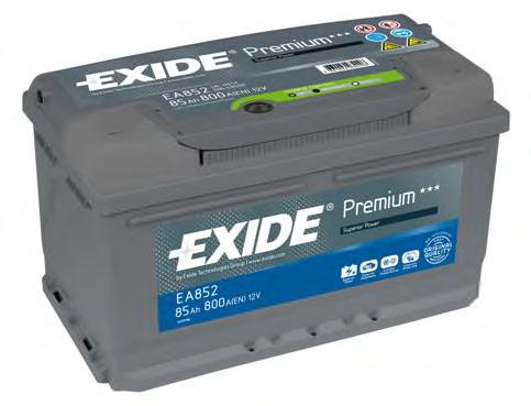 Стартерная аккумуляторная батарея EXIDE