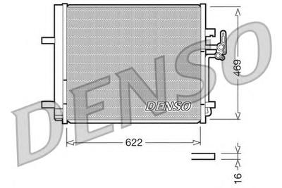 Конденсатор, кондиционер DENSO DCN10016