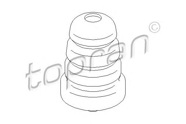 Втулка, балка моста TOPRAN