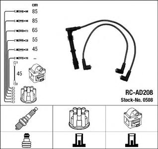Комплект проводов зажигания NGK 0508