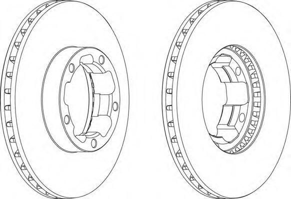 Тормозной диск FERODO