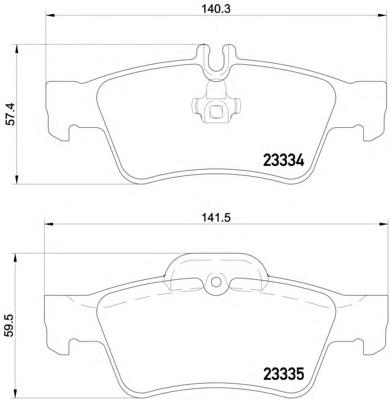 Комплект тормозных колодок, дисковый тормоз TEXTAR