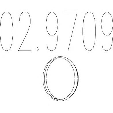 Прокладка, труба выхлопного газа MTS