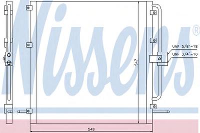 Конденсатор, кондиционер NISSENS 94257
