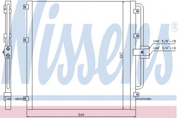 Конденсатор, кондиционер NISSENS