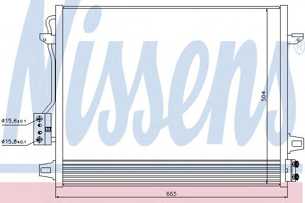 Конденсатор, кондиционер NISSENS