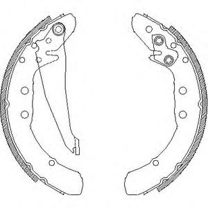 Комплект тормозных колодок ROADHOUSE 4397.00