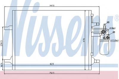 Конденсатор, кондиционер NISSENS 940159