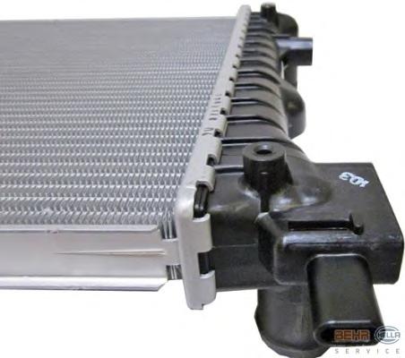 Радиатор, охлаждение двигателя HELLA