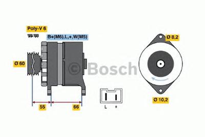 Генератор BOSCH 0986039961