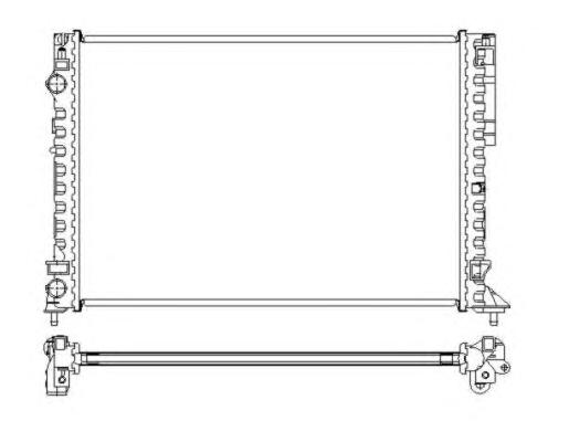 Радиатор, охлаждение двигателя NRF