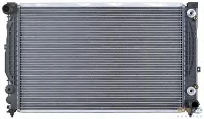 Радиатор, охлаждение двигателя HELLA
