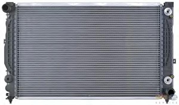 Радиатор, охлаждение двигателя HELLA