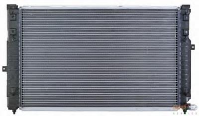 Радиатор, охлаждение двигателя HELLA