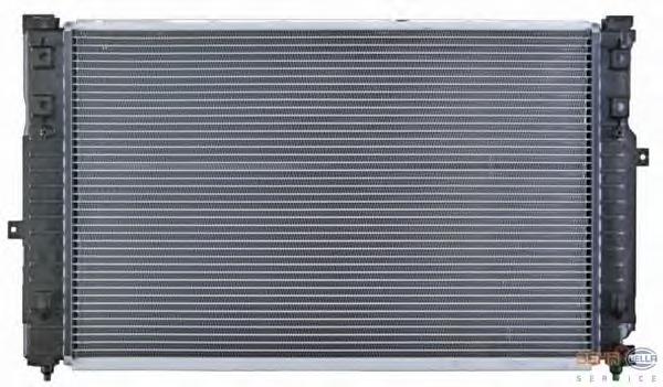 Радиатор, охлаждение двигателя HELLA