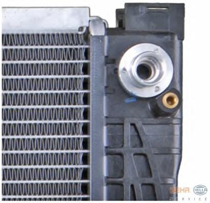Радиатор, охлаждение двигателя HELLA