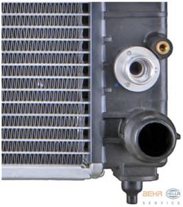 Радиатор, охлаждение двигателя HELLA
